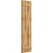 Ekena Millwork Spaced Board-n-Batten Shutters w/Z-Bar, Rough Sawn Western Red Cedar, 17 1/8W x 65H, PR RBS06Z17X065RWR - alternate 3